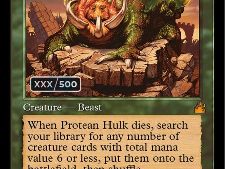 Protean Hulk (Retro) (Serialized) [Ravnica Remastered] Cheap