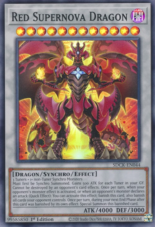 Red Supernova Dragon [SDCK-EN044] Super Rare on Sale