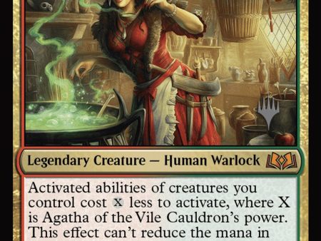 Agatha of the Vile Cauldron (Promo Pack) [Wilds of Eldraine Promos] Online Sale