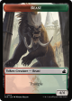 Saproling    Beast Double-Sided Token [Ravnica Remastered Tokens] Supply