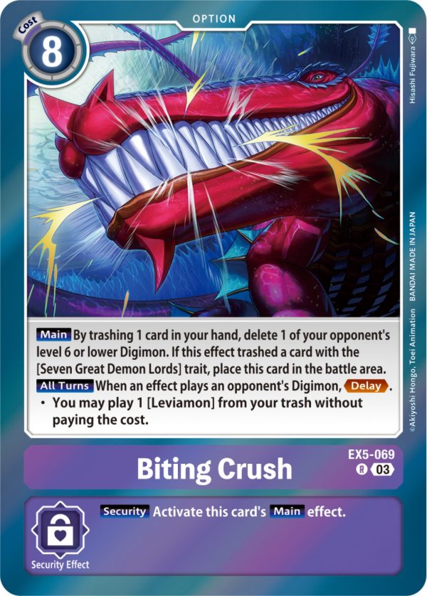 Biting Crush [EX5-069] [Animal Colosseum] Online now