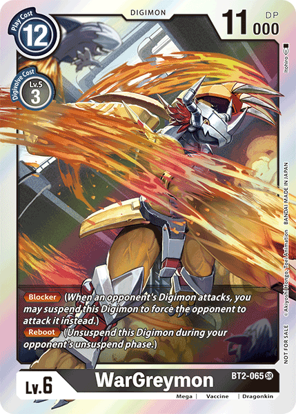 WarGreymon [BT2-065] (Alternative Art - Box Topper) [Classic Collection] Discount