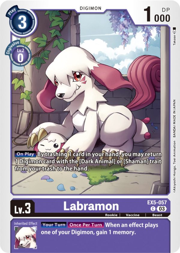 Labramon [EX5-057] [Animal Colosseum] For Cheap