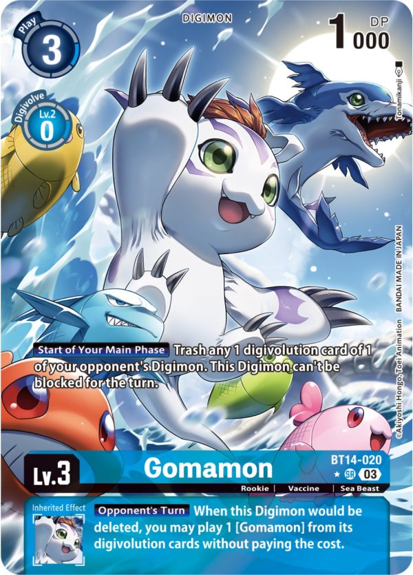 Gomamon [BT14-020] (Alternate Art) [Blast Ace] Hot on Sale