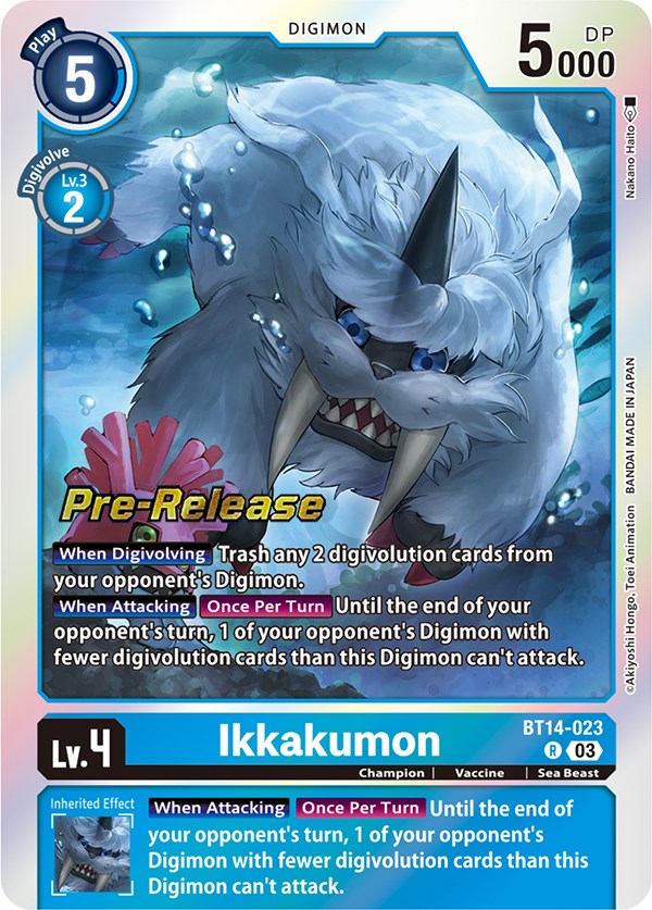 Ikkakumon [BT14-023] [Blast Ace Pre-Release Cards] For Discount