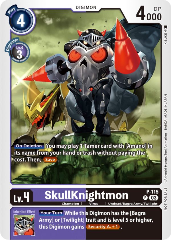 SkullKnightmon [P-115] (3rd Anniversary Survey Pack) [Promotional Cards] For Discount