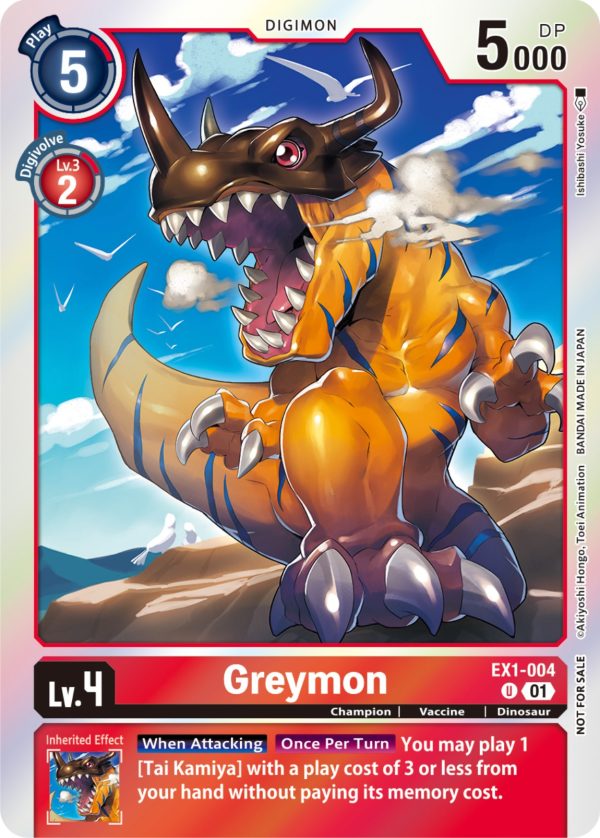 Greymon [EX1-004] (Blast Ace Double Pack Set) [Classic Collection] For Sale