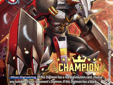 BlackWarGreymon [BT8-070] (Digimon 3-On-3 November 2023 Champion) [New Awakening] Fashion