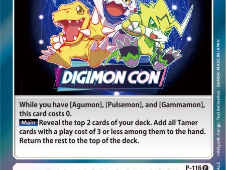 Digimon Con 2023 [P-116] (Official Tournament Pack Vol.11) [Promotional Cards] Supply